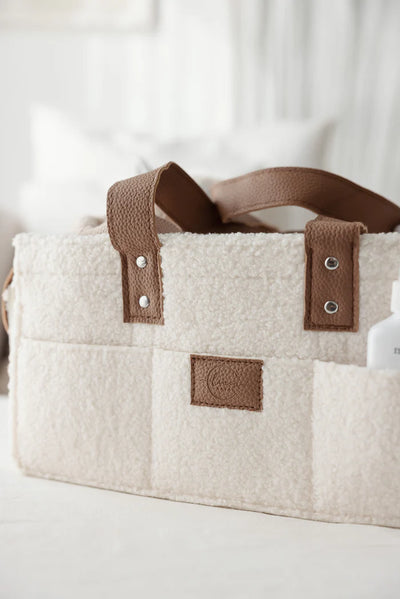 Nappy Caddy - Snow Tan - Large Side Pockets