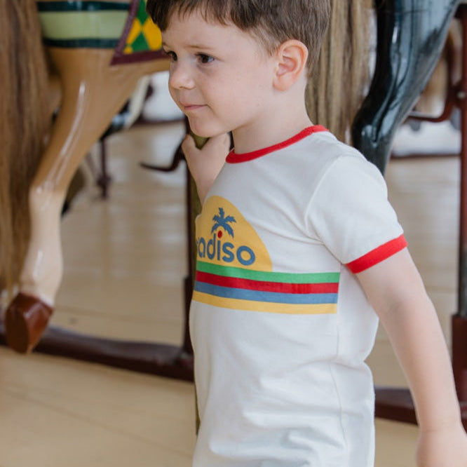 Boys Linen Short Navy