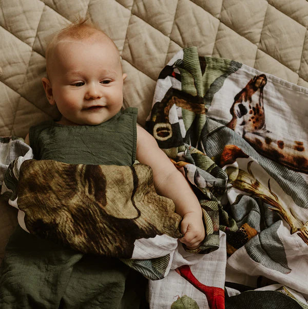 Wild One Muslin Baby Swaddle