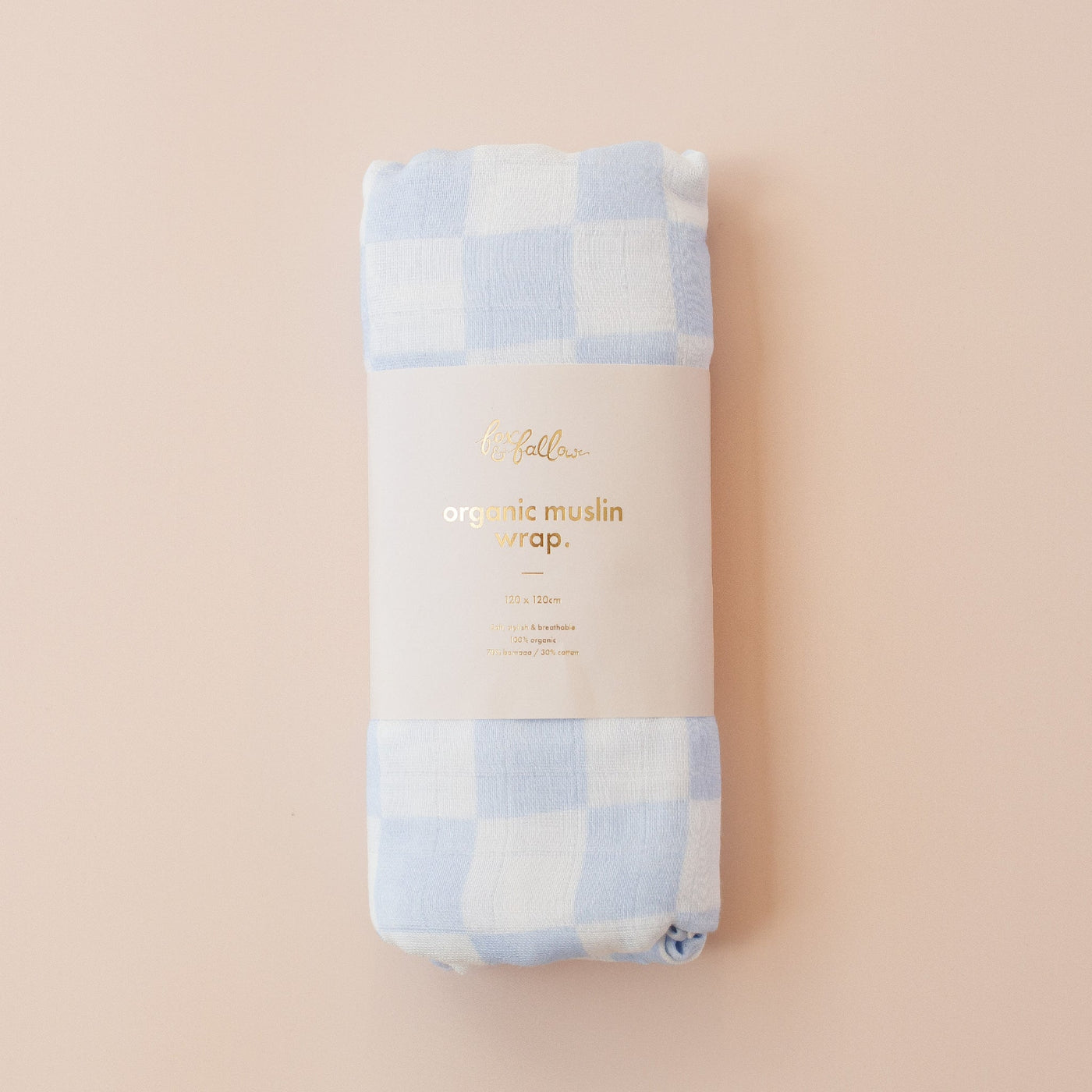 Baby Organic Muslin Wrap Powder Check