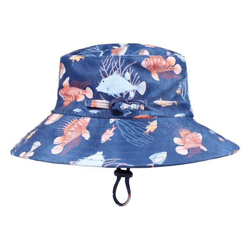 Bebe Swim Aiden Blue Print Sunhat