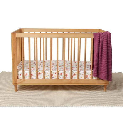 Fitted Cot Sheet Meadow