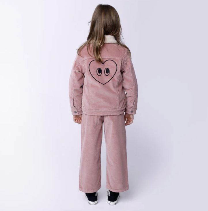 Girls Teddy Lined Cord Bomber