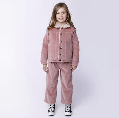 Girls Teddy Lined Cord Bomber