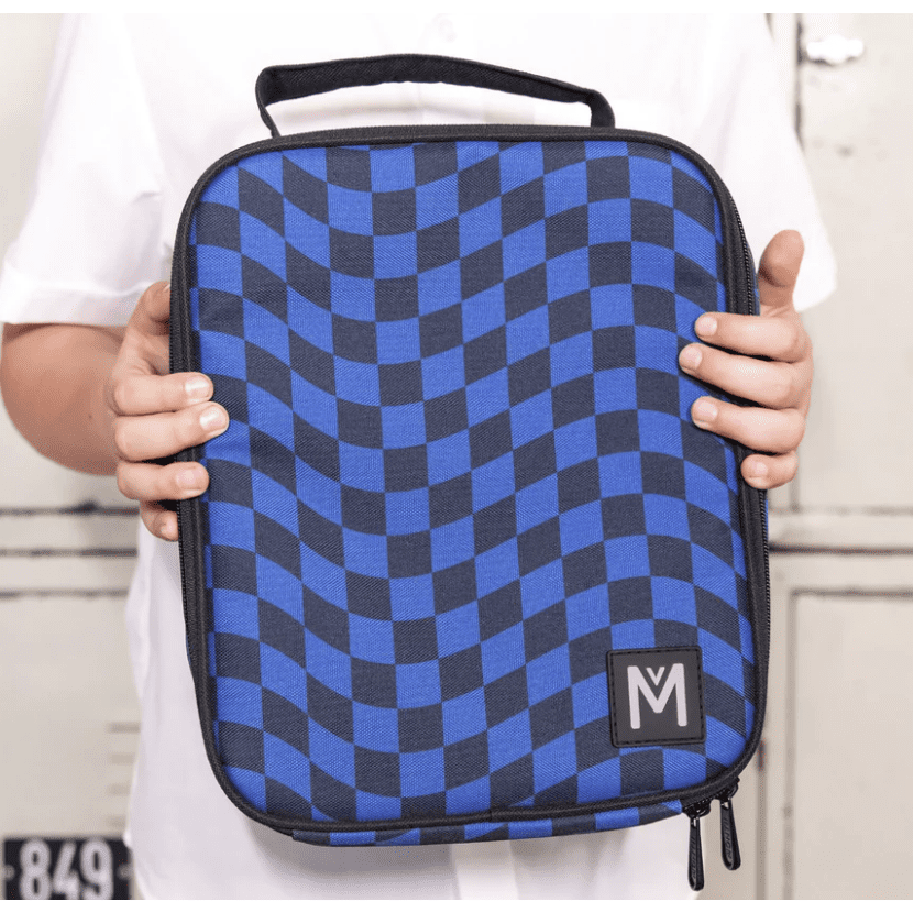 Large  Insulated Lunch Bag Retro Check