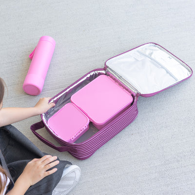 Large Insulated Lunch Bag Ruby