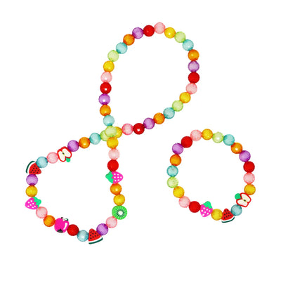 Fruit Necklace & Bracelet Set