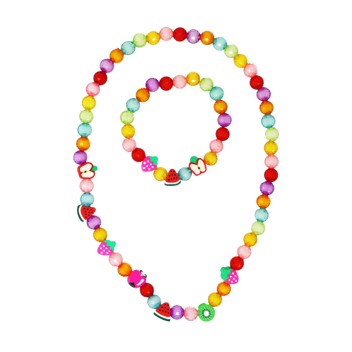 Fruit Necklace & Bracelet Set