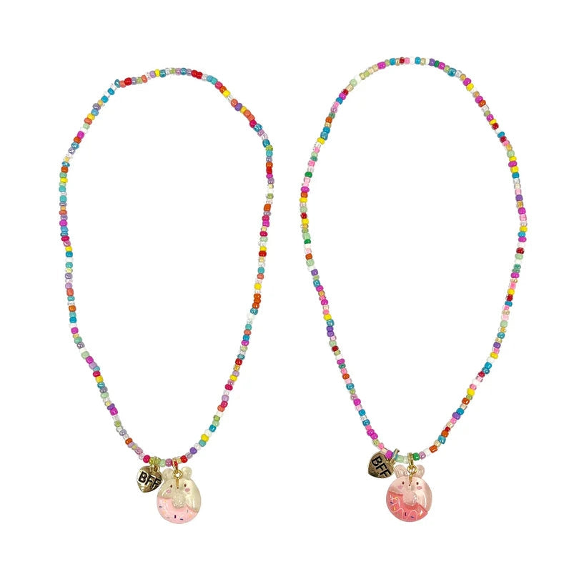 BFF Donut Necklace Set