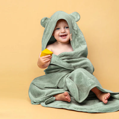 Baby Hooded Towel Sage