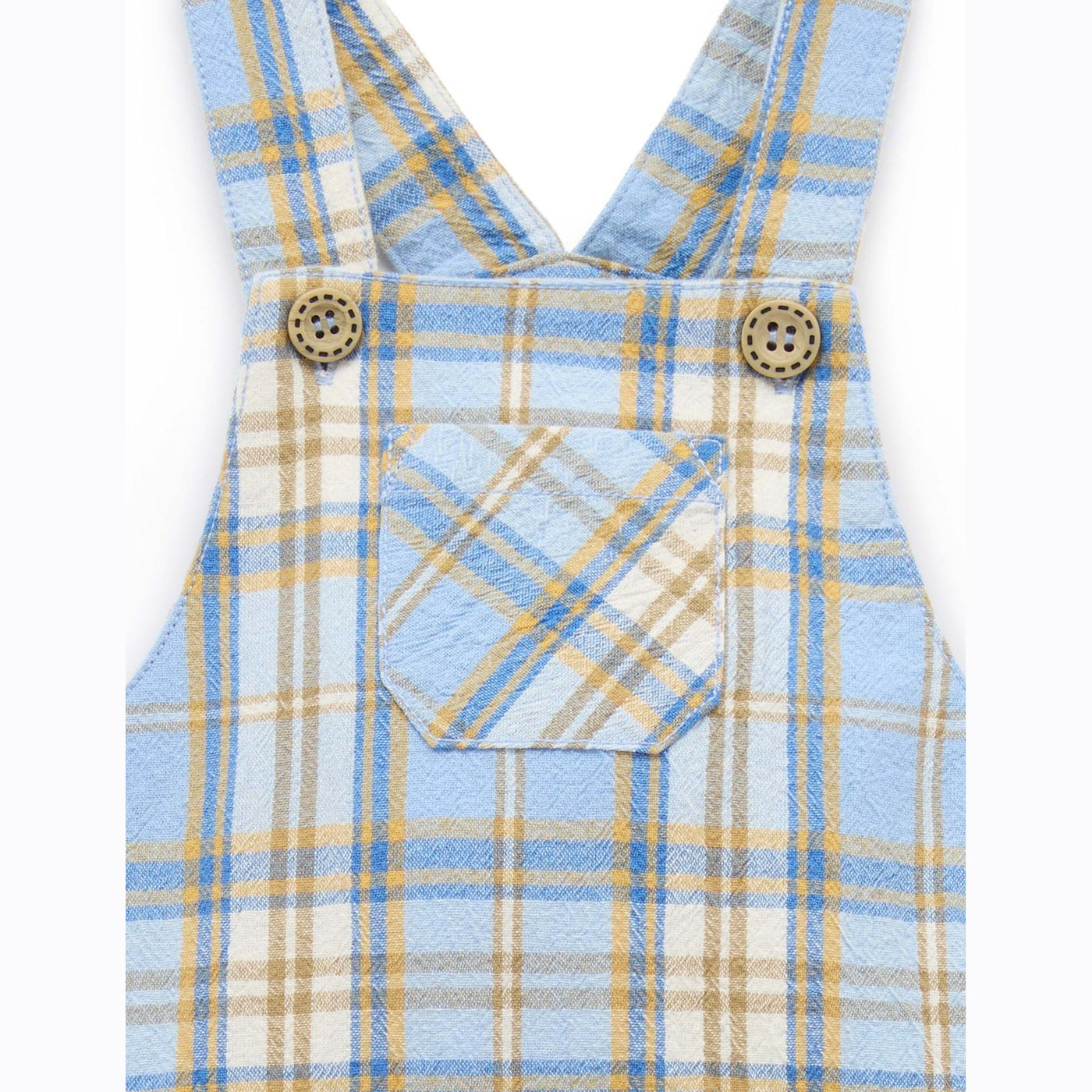 Baby Boys Check Overalls