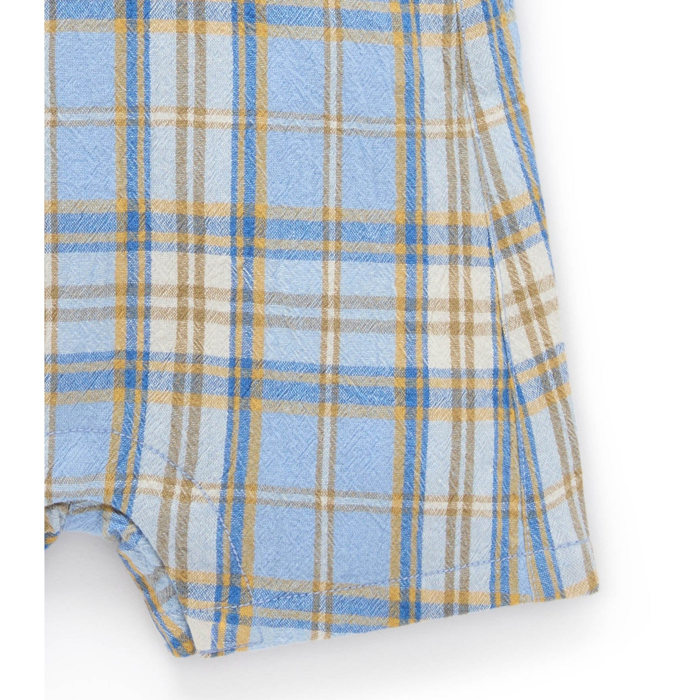 Baby Boys Check Overalls