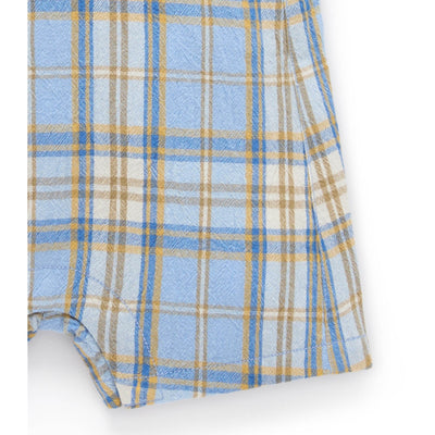 Baby Boys Check Overalls