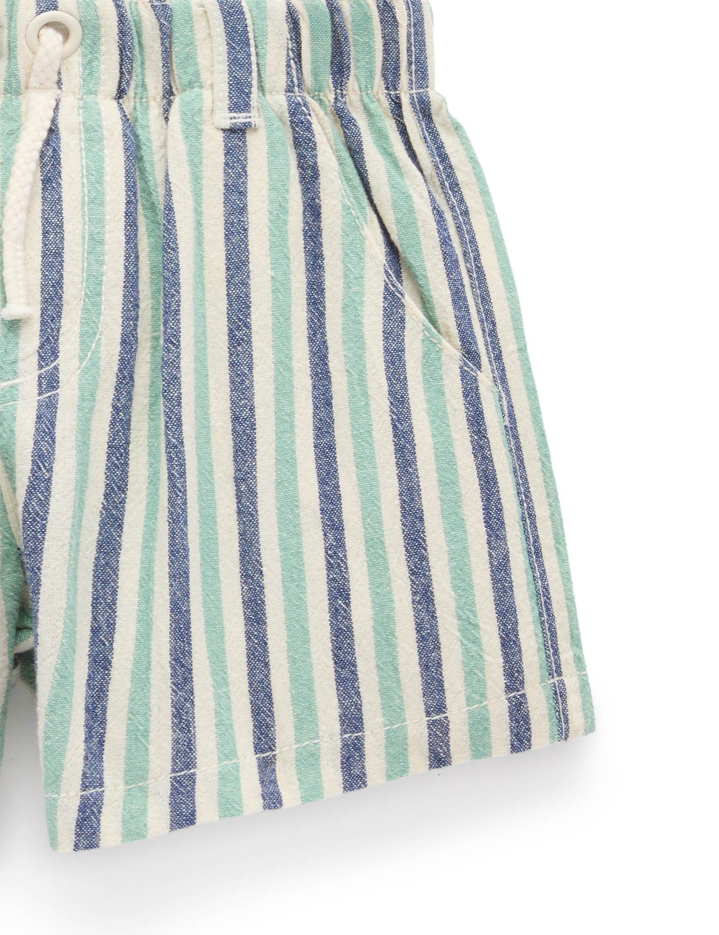 Baby Boys Pull On Striped Short