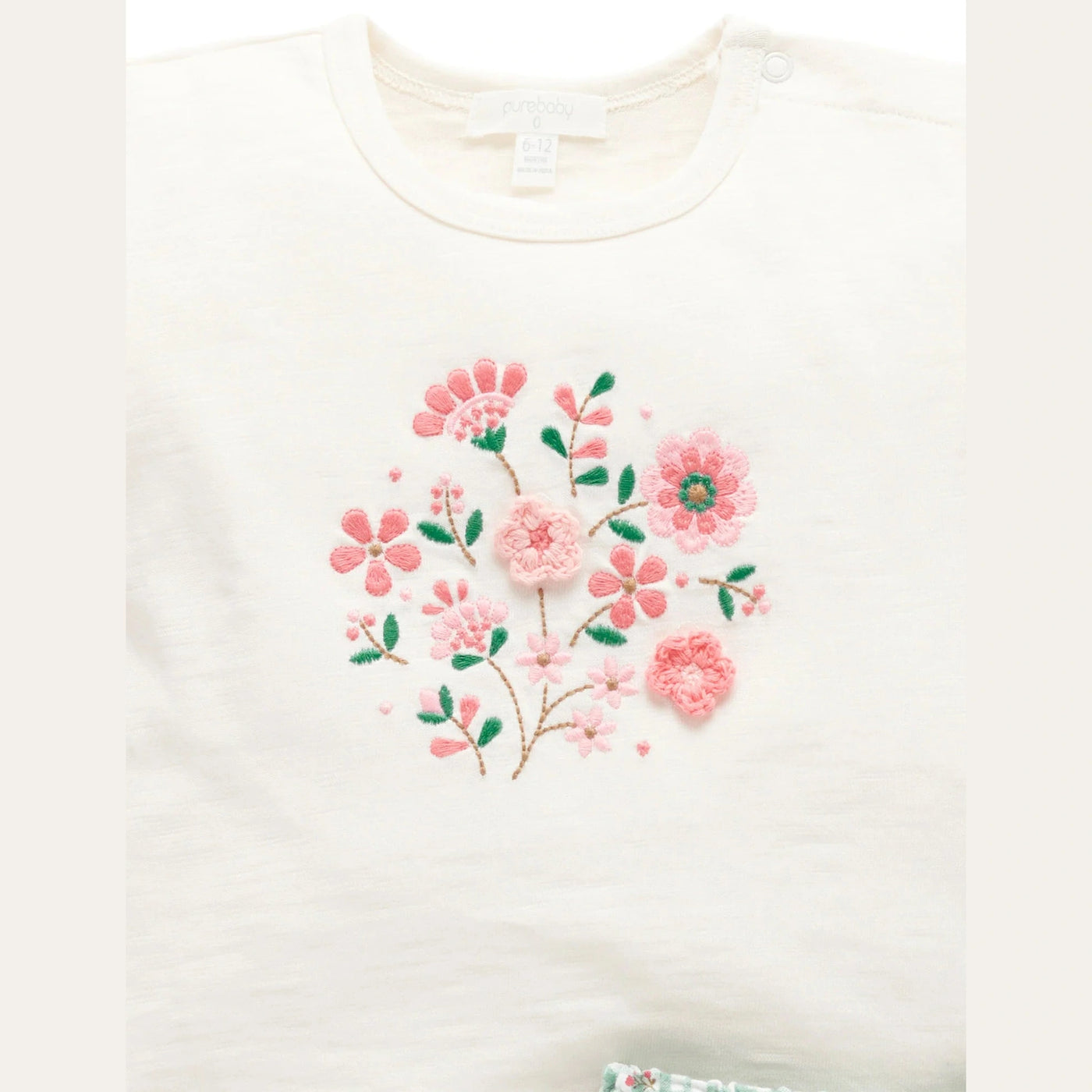 Girls Frida Gingham Floral Set