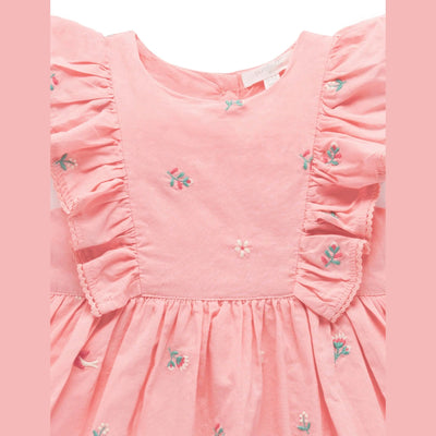 Baby Girls Swallow Broderie Dress