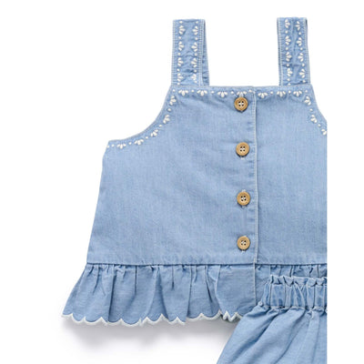 Girls Chambray Set