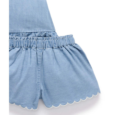 Girls Chambray Set