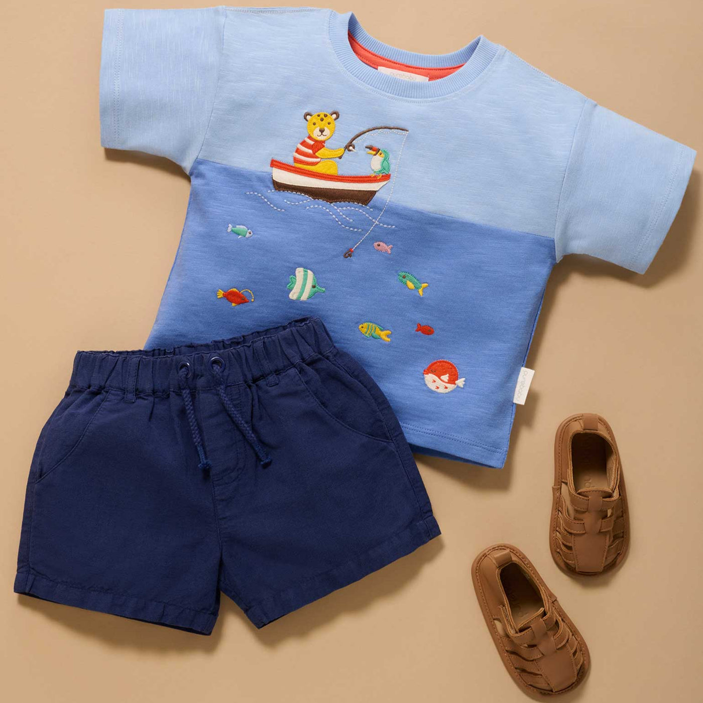 Baby Boys Ocean Relaxed Tee
