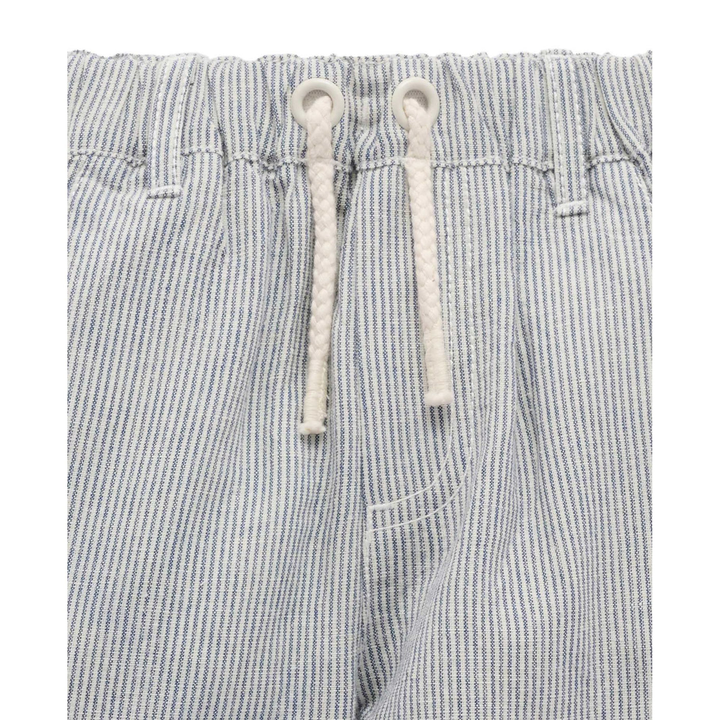 Baby Boys Striped Linen Blend Shorts