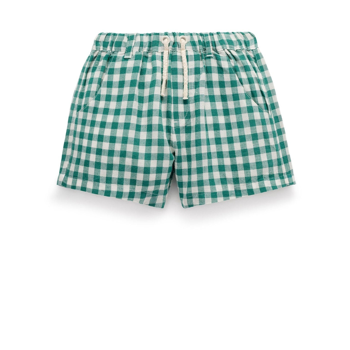Boys Festive Gingham Shorts
