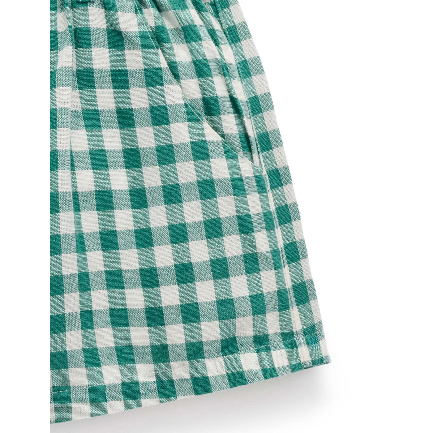 Boys Festive Gingham Shorts