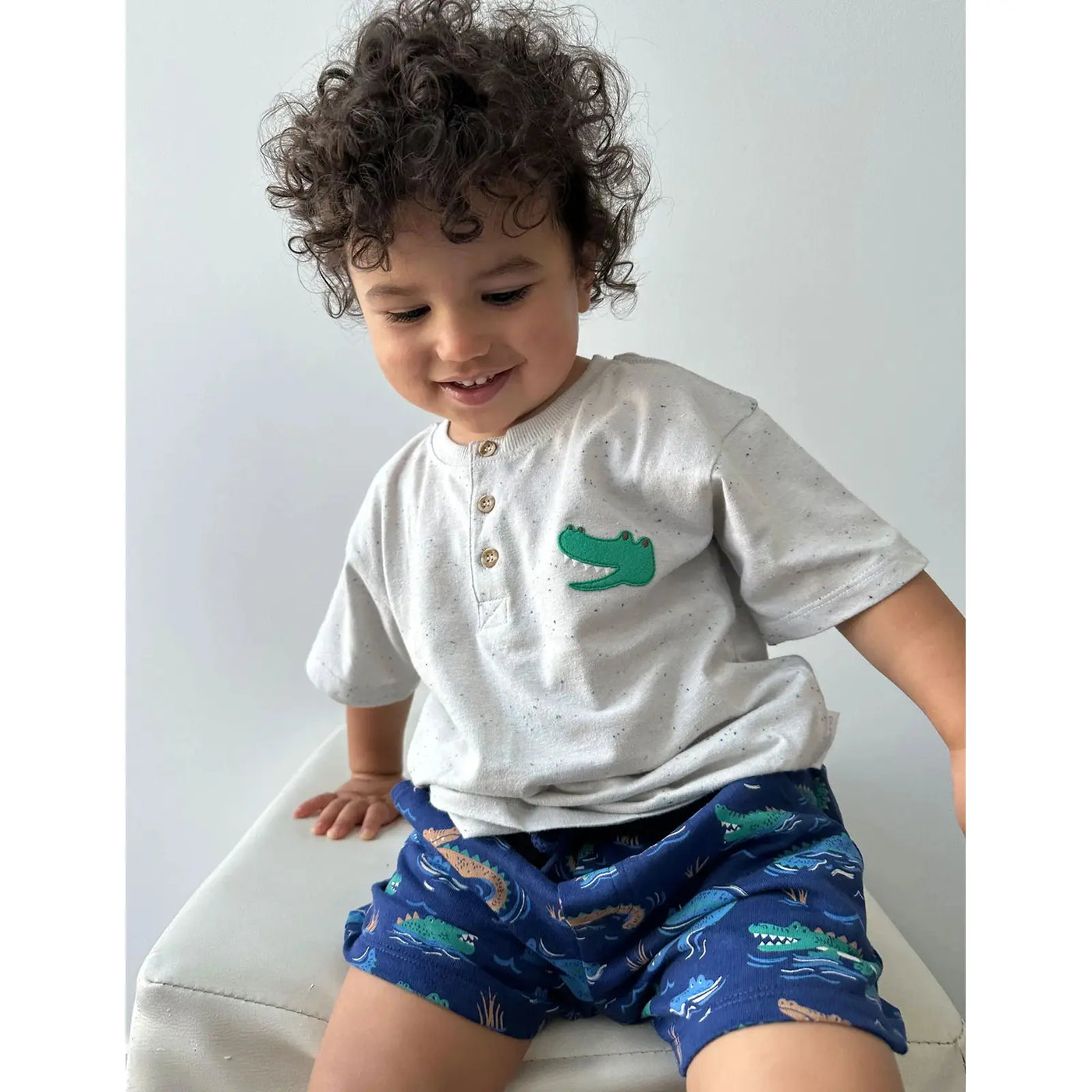 Baby Boys Tee & Shorts Set Nile Crocodiles