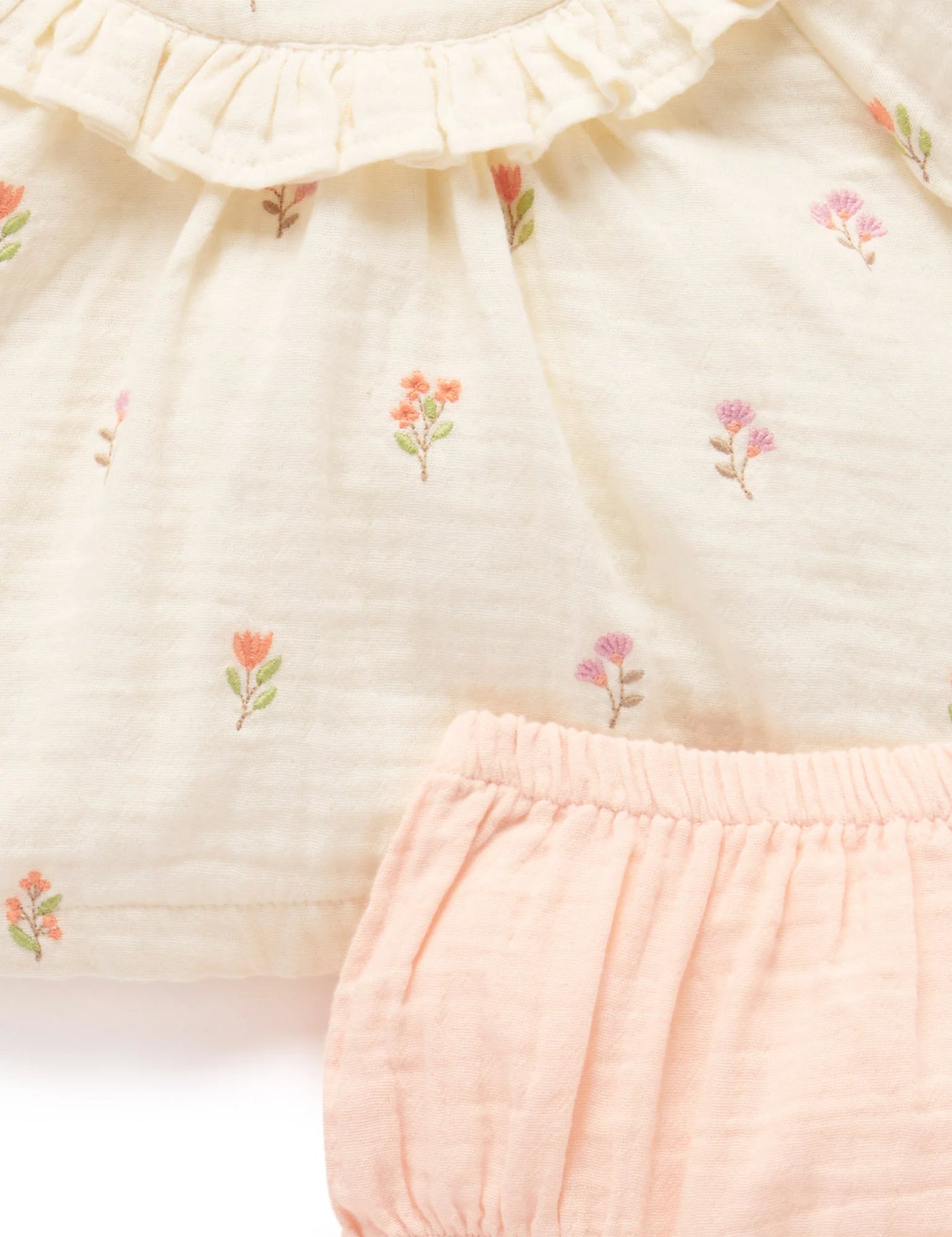 Girls Embroidered Set Cloud Spring