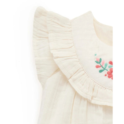 Baby Girls Embroidered Bloomer Set