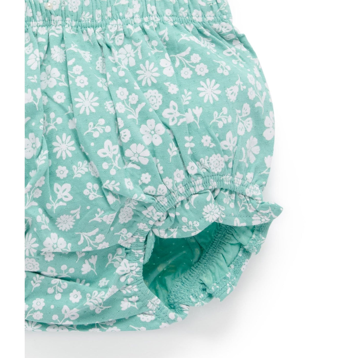 Baby Girls Embroidered Bloomer Set