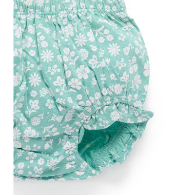 Baby Girls Embroidered Bloomer Set