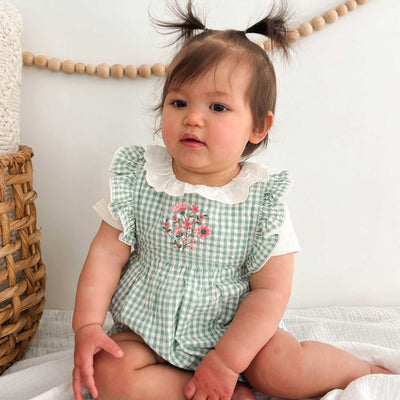 Baby Girls Frida Gingham Romper