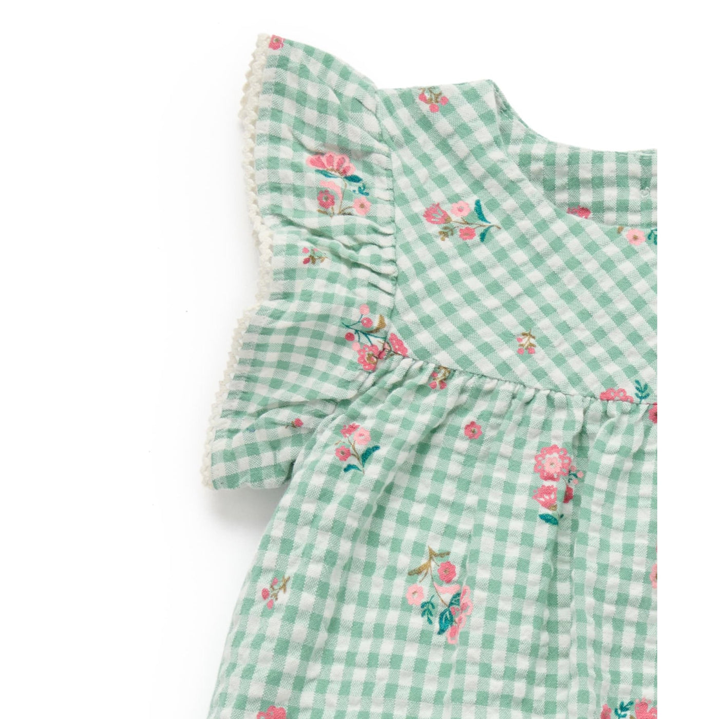 Baby Girls Frida Gingham Bloomer set