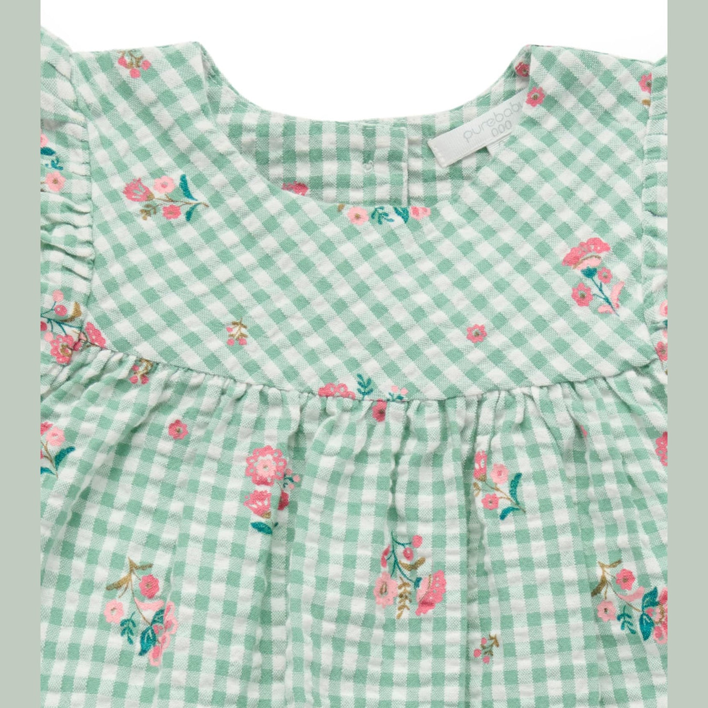 Baby Girls Frida Gingham Bloomer set