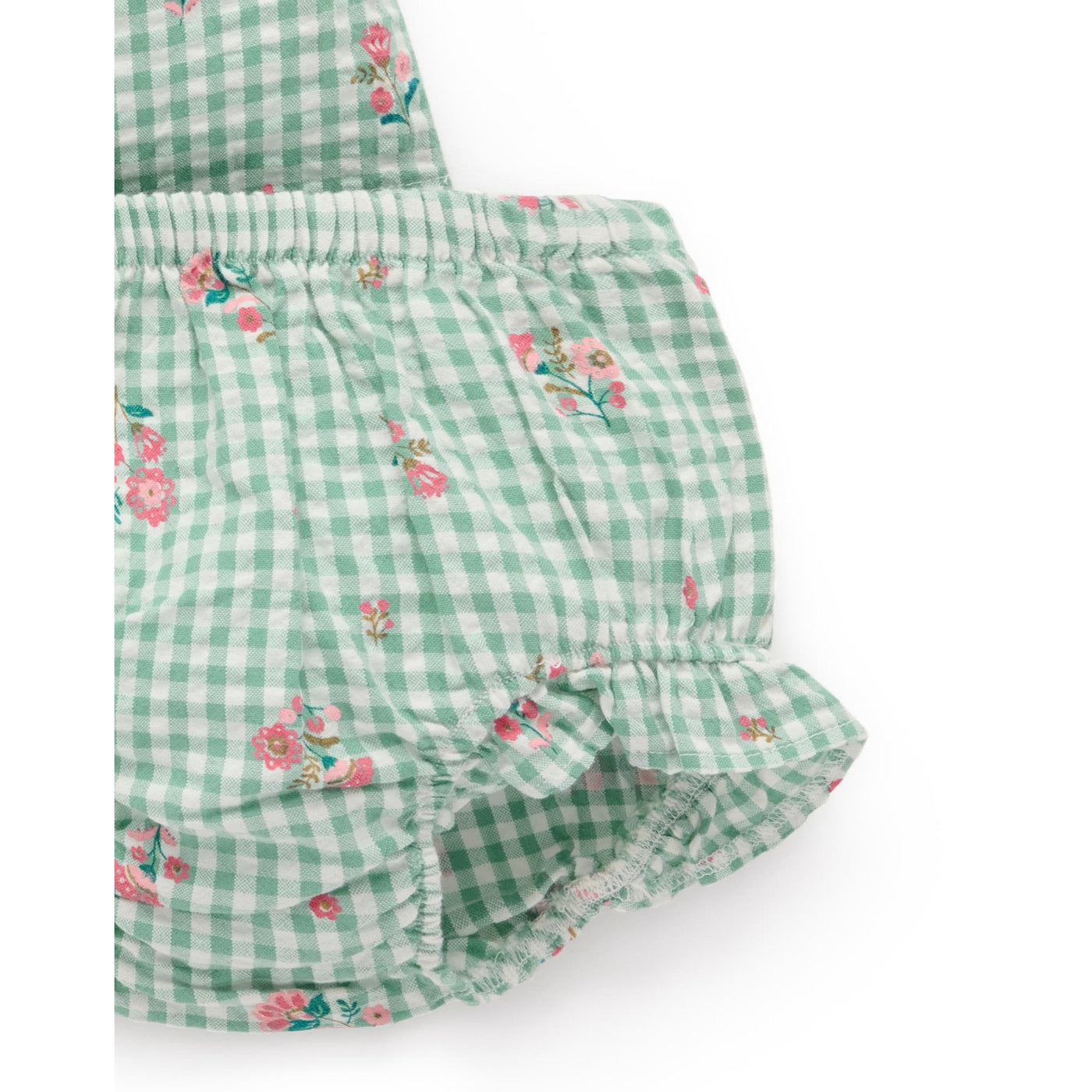 Baby Girls Frida Gingham Bloomer set