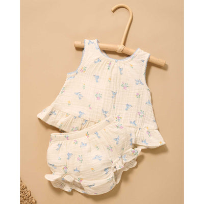 Baby Girls Hummingbird Ruffle Set