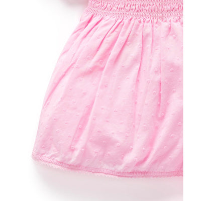 Baby Girls Hail Spot Dress Pink