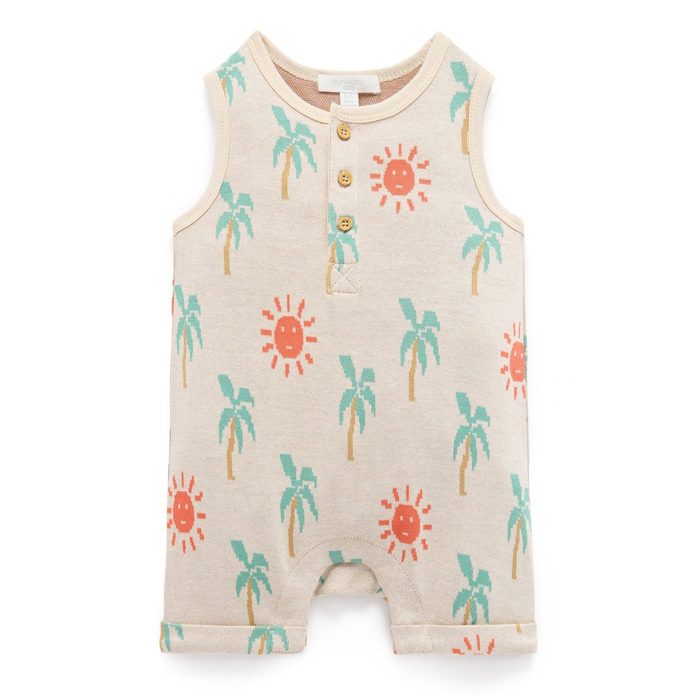 Baby Boys Sunshine Jacquard Onesie