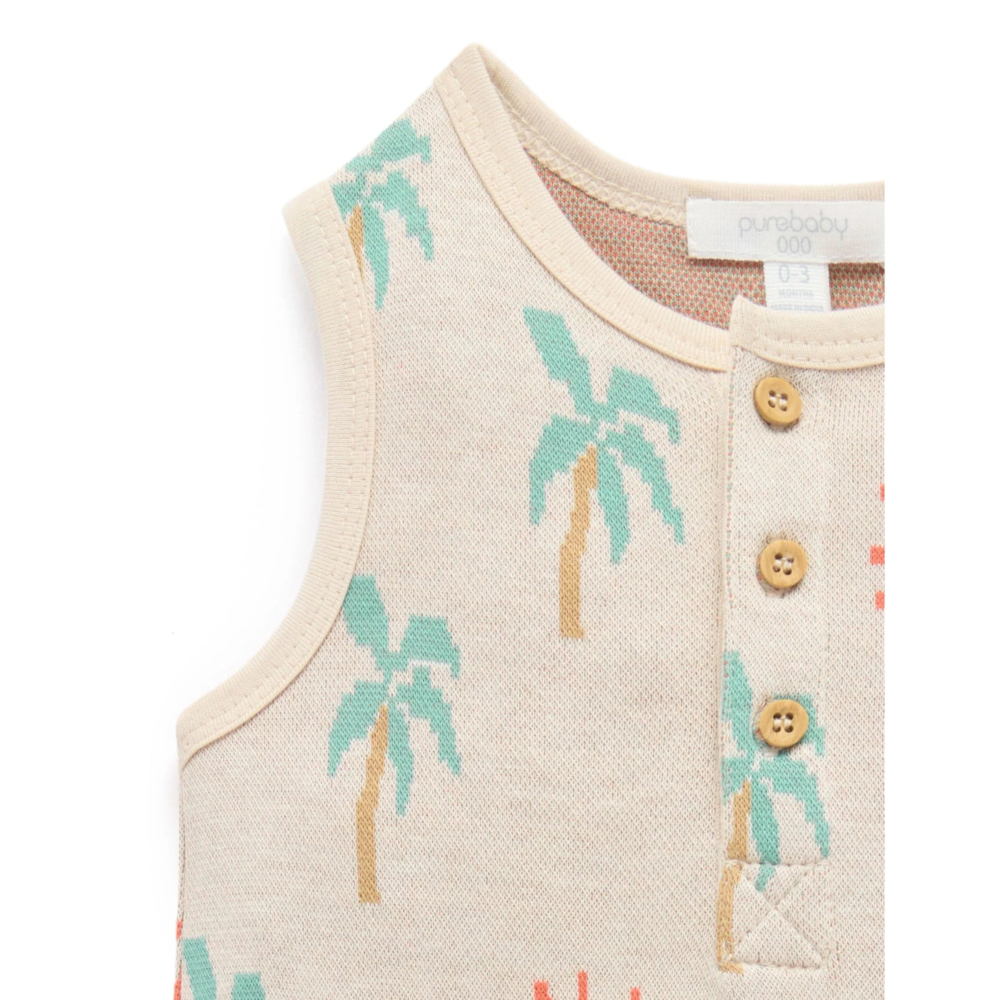 Baby Boys Sunshine Jacquard Onesie