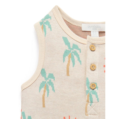 Baby Boys Sunshine Jacquard Onesie