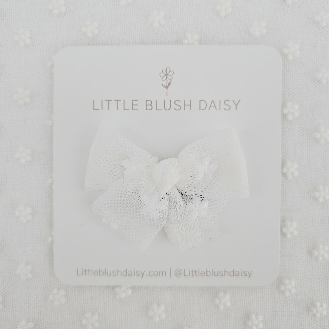 Hair Clip - Tulle Daisy Bow