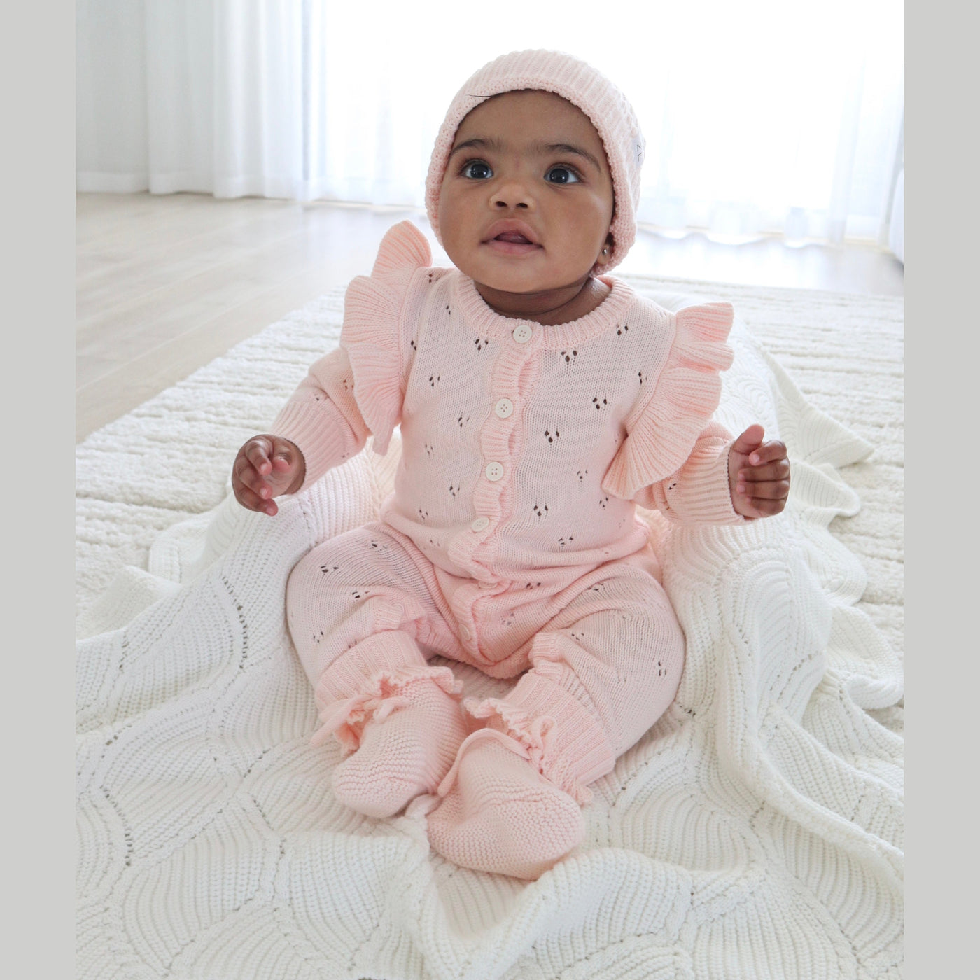 Classic Knit Romper Primrose