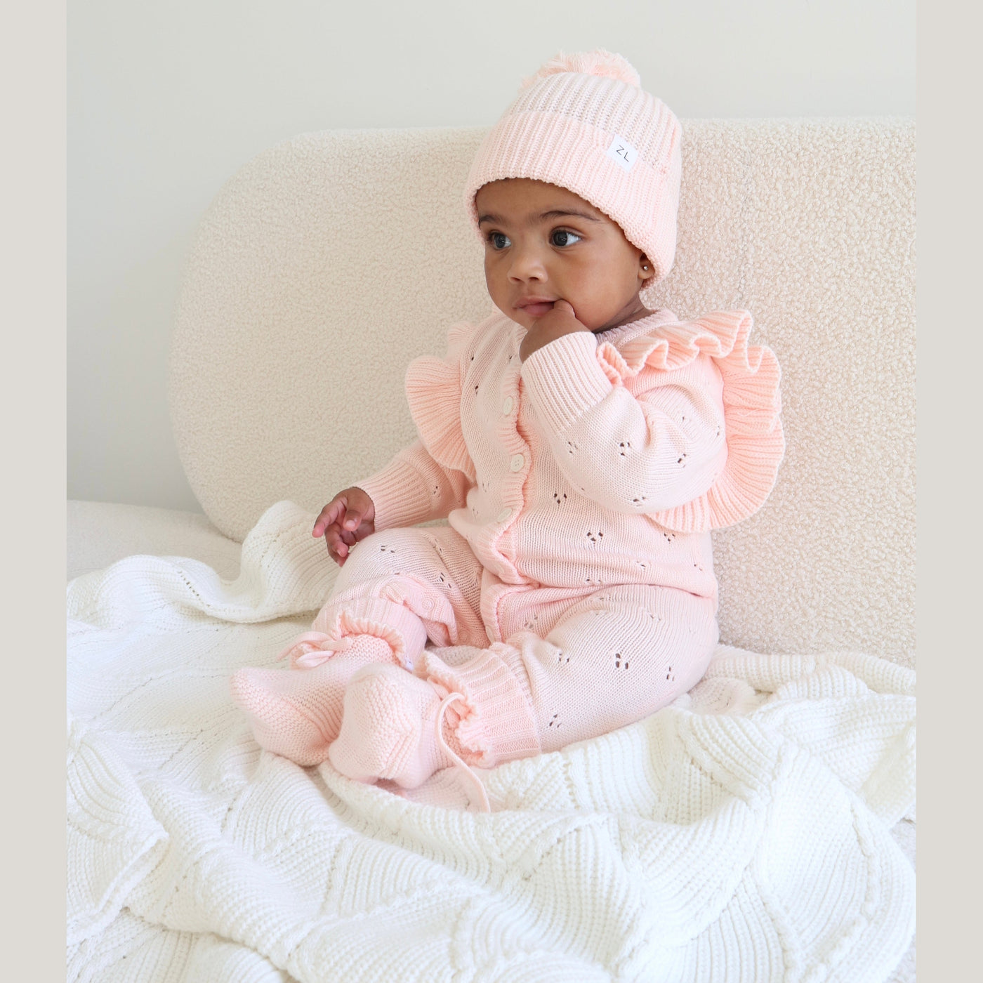 Classic Knit Romper Primrose