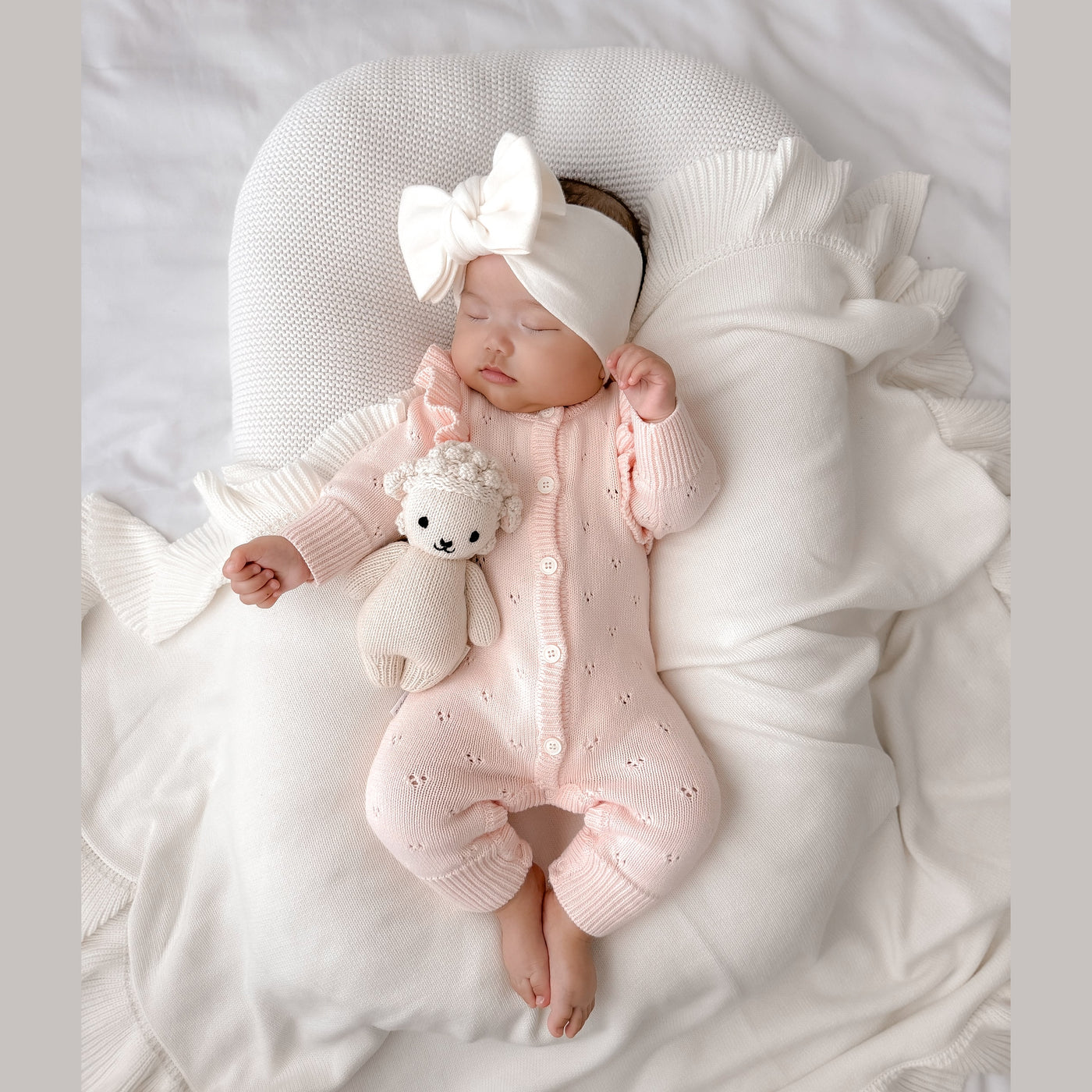 Classic Knit Romper Primrose