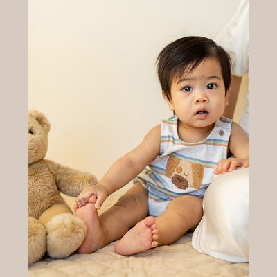 Fox & Finch Wildings Stripe Bodysuit