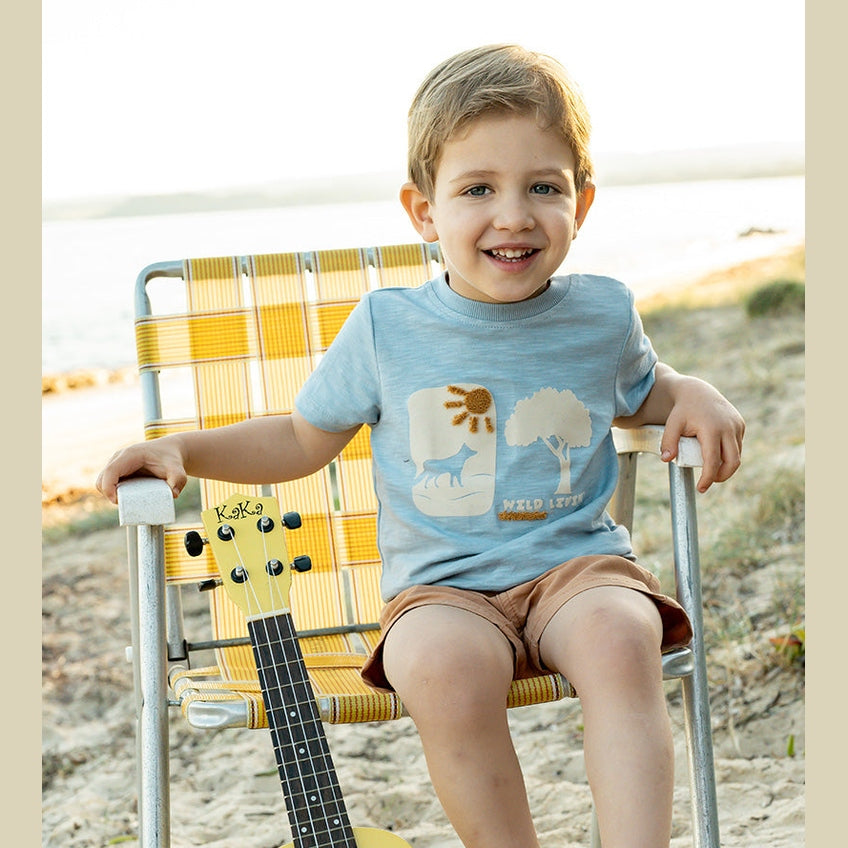 Fox & Finch Wildlings Born To Be Wild Tee