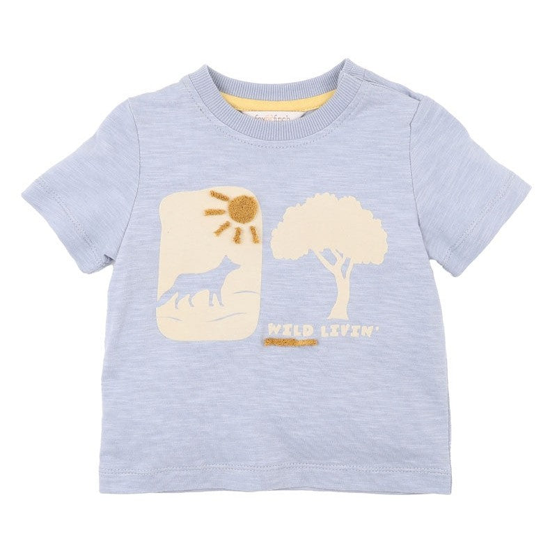 Fox & Finch Baby Wildlings Born To Be WIld Tee