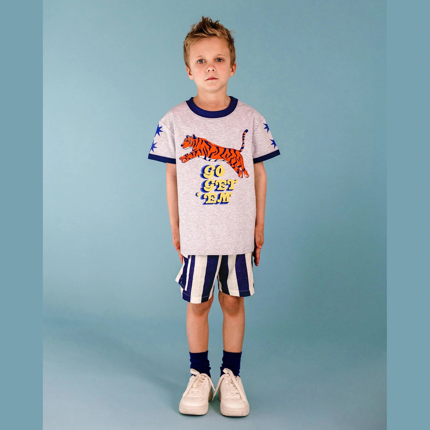 Boys Retro Ringer Tee