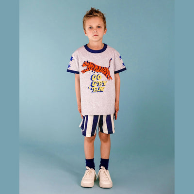 Boys Stripe Cargo Short