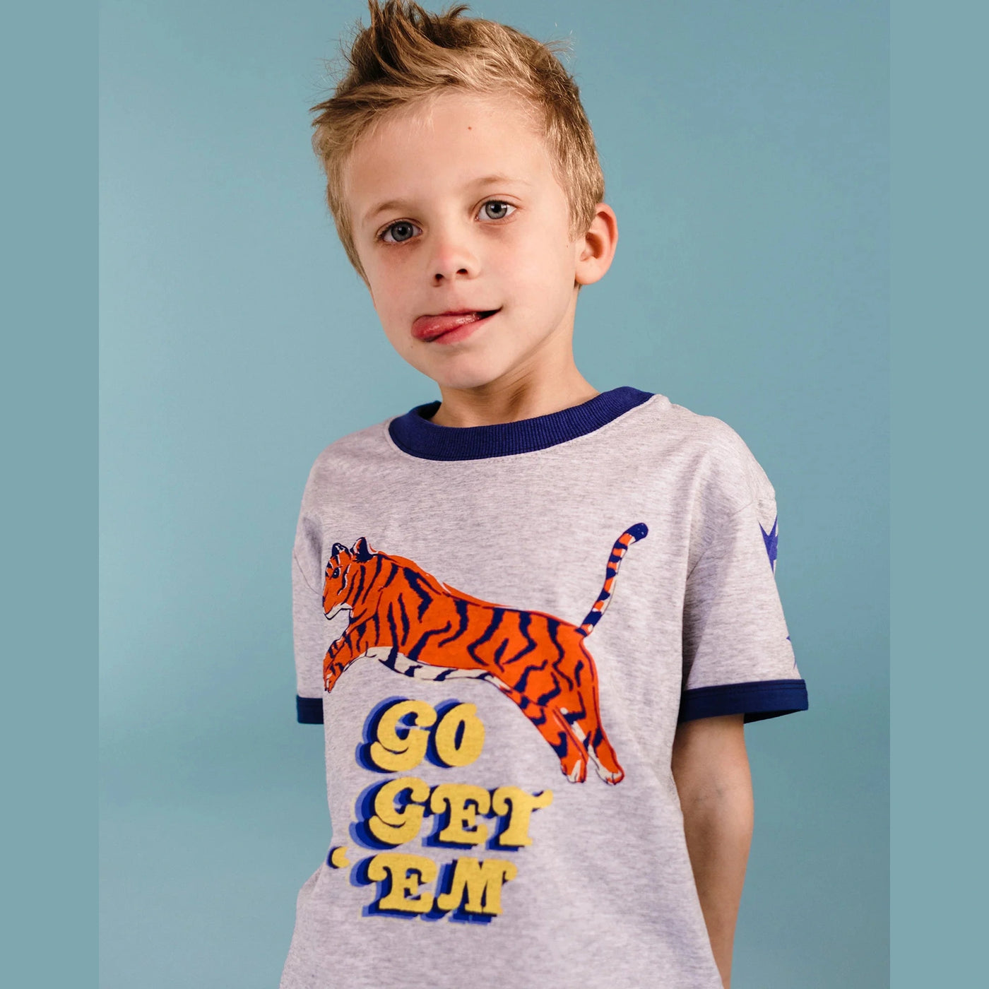 Boys Retro Ringer Tee